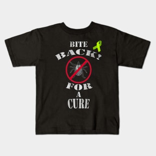 Lyme Fighter Shirt & Gifts, Quote Bite Back for A Cure Awareness Kids T-Shirt